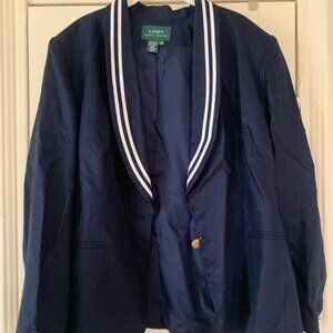 NWT RALPH LAUREN NAVY BLAZER